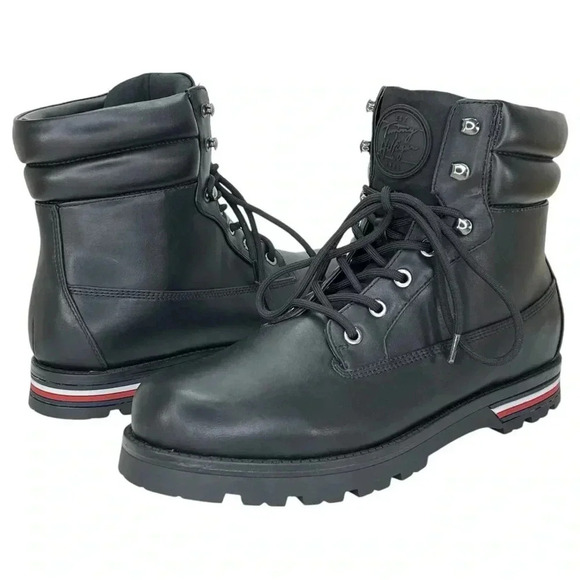 Tommy Hilfiger Melise Black Womens Ankle Boots Size 10M - Picture 9 of 12